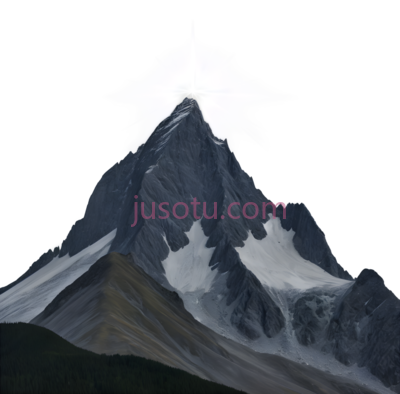 山,灰色, PNG