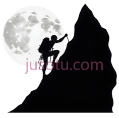 登山者,剪影,黑色PNG