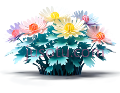 菊花,流光溢彩PNG