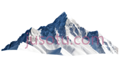 珠穆朗玛峰,3D,白色PNG