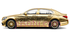 装饰,车身,金色汽车, PNG
