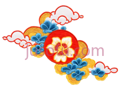 云朵,刺绣PNG
