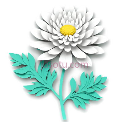 菊花,拼贴, PNG