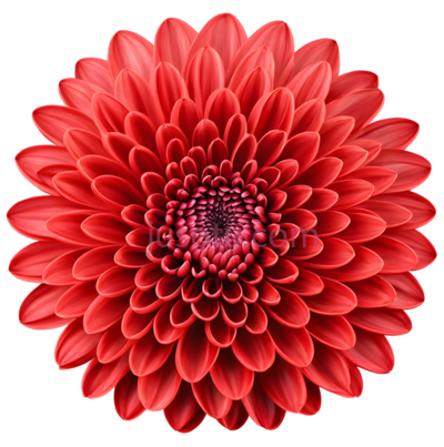 红色,菊花, PNG