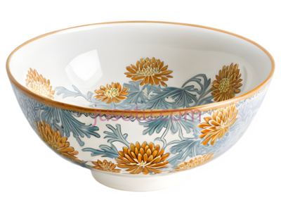 菊花,陶瓷碗,釉面, PNG