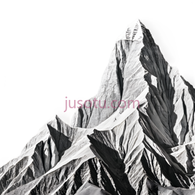 山峰,抽象,黑白, PNG