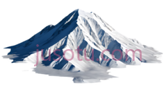 富士山,插画,白色PNG