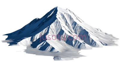 富士山,插画,白色, PNG
