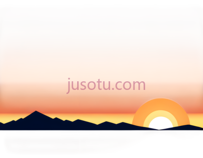 风景,日落, PNG