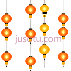 灯笼,中国风,橙色,黄色PNG