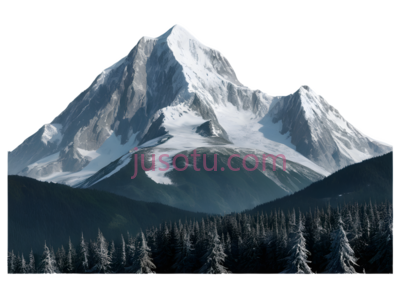 雪山,自然风光,白色,蓝色, PNG
