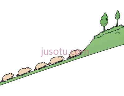羊,卡通,白色, PNG