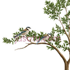 鸟,插画,白色, 蓝色, 黑色PNG