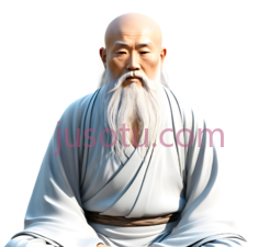 雕像,中式服饰,灰色PNG
