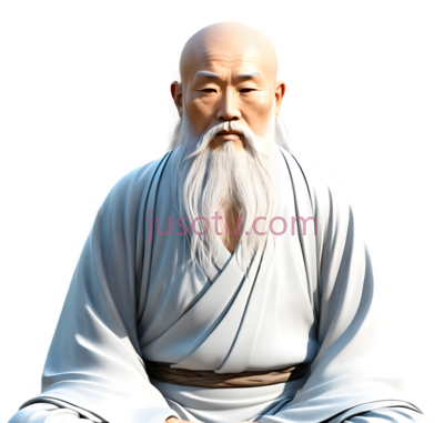 雕像,中式服饰,灰色, PNG
