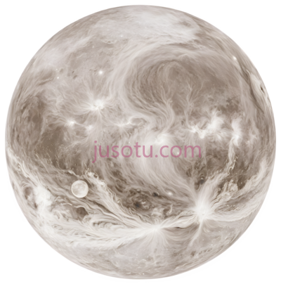 星球,灰色调, PNG