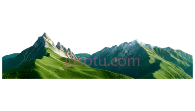 山脉,自然景观,绿色,白色, PNG