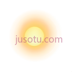 太阳,发光,黄色PNG