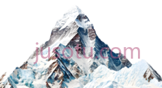 山峰,自然景观,白色,蓝色PNG