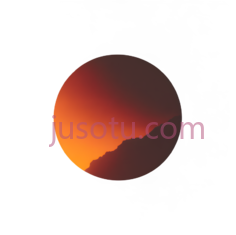 月亮,剪影,红色PNG