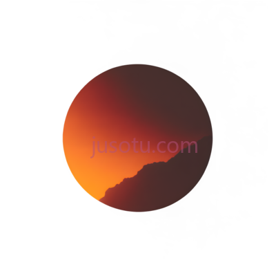 月亮,剪影,红色, PNG