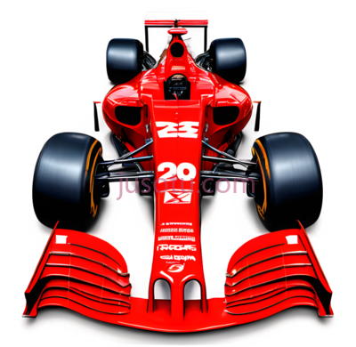 F1赛车,红色, PNG