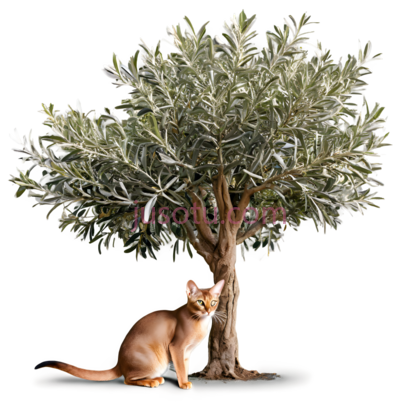 猫,橄榄树, PNG