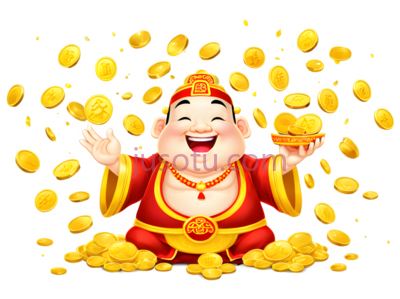 财神,金币,新年, PNG