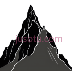 山峰,线条画,白色,灰色PNG