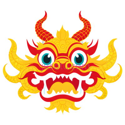 龙头,云纹, PNG