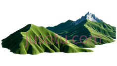 绿色山脉PNG