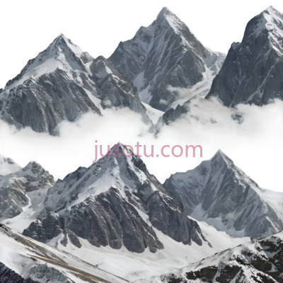 雪山,写实,白色, PNG