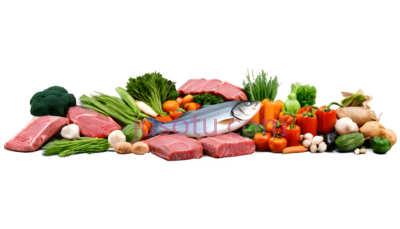肉类,海鲜,蔬菜, PNG