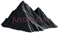 山峰,抽象,黑色PNG