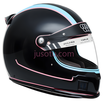 头盔,运动风,黑色, PNG