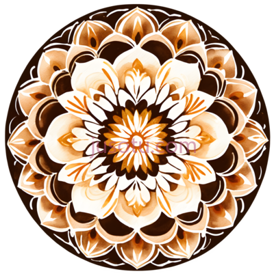 莲花,曼荼罗,深色, PNG