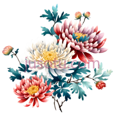 菊瓣,花艺PNG