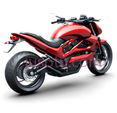 摩托车,现代,红色PNG