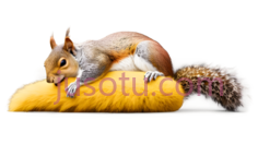 松鼠,卡通,棕色,白色PNG