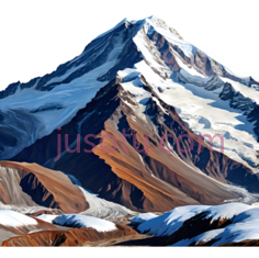 山峰,插画,白色,棕色PNG