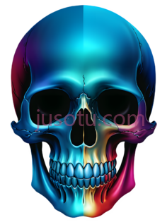 丝绸骷髅PNG