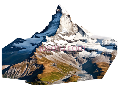 山峰,自然景观,白色,灰色,绿色, PNG
