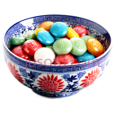 糖果,瓷碗PNG