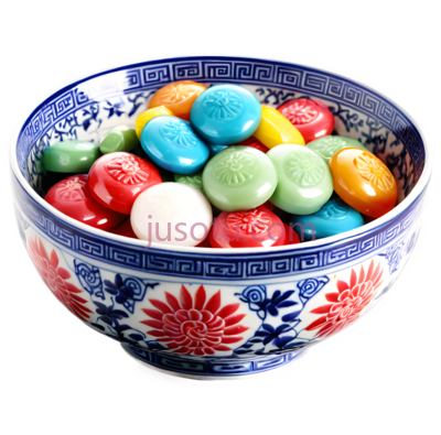 糖果,瓷碗, PNG