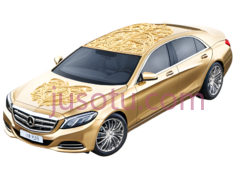 汽车,豪华轿车,金色PNG