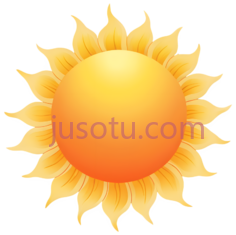 太阳,云朵PNG
