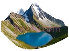 雪山,自然景观,白色, 蓝色, 绿色PNG