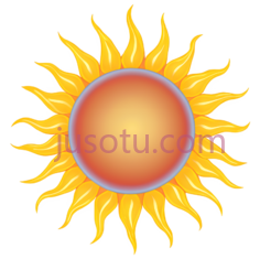 太阳,卡通,黄色,橙色PNG