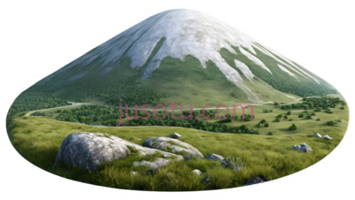 山峰,自然景观,绿色,白色, PNG