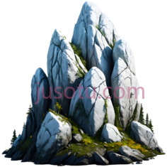 岩石,卡通,白色PNG